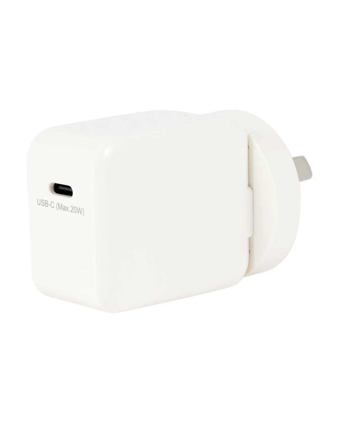 20W Wall Charger USB-C Fast Charging - White